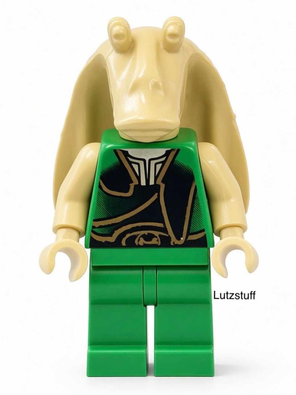LEGO Star Wars Gungan Soldier - Green Outfit Minifigure Episode 1 (sw0013)